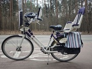 Rower Sparta Amazone Dynamic 28" - 7 Biegów + 2 Foteliki Dziecięce!