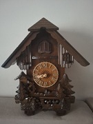 Piękny Zegar z kukułką drewniany kwarcowy Adler 24017