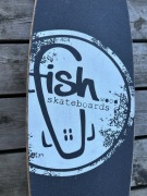 Longboard Fish skateboards Kingfisher Silver/Pink/Blue