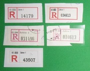 R - ERKA ZABRZE 1 - ZESTAW PIĘCIU SZTUK