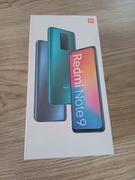 XIAOMI REDMI NOTE 9 FOREST GREEN 3Gb 64Gb orginalny komplet etui