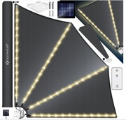 MARKIZA NA BALKON Z OŚWIETLENIEM SOLARNYM LED  