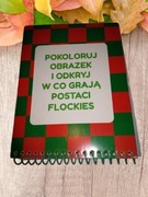 Pokoloruj obrazek i odkryj w co grają postaci Flockies