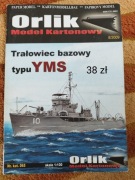 Model kartonowy trałowiec bazowy typu YMS