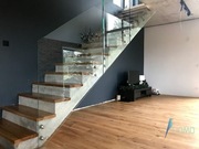 BALUSTRADA SZKLANA NA ROTULACH