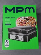 Gofrownica MPM BGO-02 1400 W czarna 2 gofry NOWA