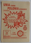 DMP 88 Polonia Bydgoszcz Unia Leszno program