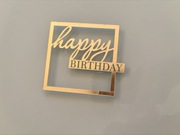 Toper akrylowy Happy birthday