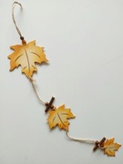 Jesienne liście ozdobne ozdoba na jesień Halloween