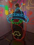 Taco Meksykańskie Neon Napis LED na Ścianę