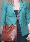 Visconti London brązowa skórzana torebka skóra naturalna brąz okazja