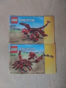 Zestaw lego 3w1 czerwony smok 31032