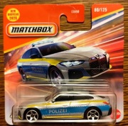 Matchbox 2025 2023 BMW i4 Police Sedan Polizei Policja 80/125 JBR00 C0859