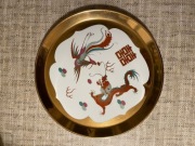 Taca do serwisu kawowego - chińska porcelana PRL