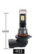 2szt. H11 12SMD Samochodowe żarówki LED przeciwmgielne 6000K 12000LM