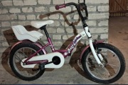 odSprzedam rowerek używany sprawny dla dziewczynki różowy fioletowy 