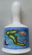 Dzwonek ceramiczny z Corfu w Grecji fi 5,2 cm; h 9 cm głośny dźwięk (5)