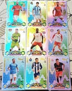 Topps Match Attax 2023/24 – zestaw 9 odblaskowych kart Topps Heritage