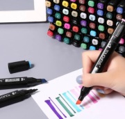 PROMARKERY DWUSTRONNE W ETUI - ZESTAW 80 SZTUK