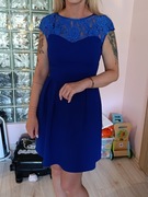 Kobaltowa sukienka 36/S