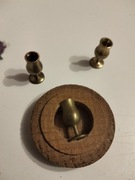 Miniaturowe mosiężne kieliszki