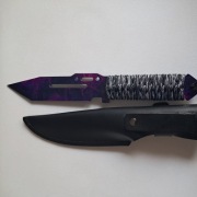 nowy nóż z pochwą inspirowany cs go, długość 22 cm