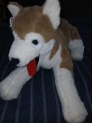 Piesek Huski Maskotka pluszowa