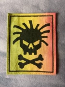naszywka patch  czaszka