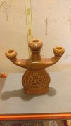 Świecznik ceramiczny vintage PRL Bochnia
