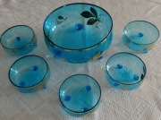 Bohemia Crystal Glass - misa i 5 salaterek