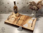 Deska do serwowania drewniana naturalna