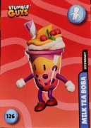 PANINI STUMBLE GUYS  SERIA 2. NR 126 MILK TEA BOBA LEGENDARY KARTA