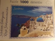 Puzzle Szlakiem Odkrywców Kraje Śródziemnomorskie Santorini Grecja 1000