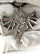 NOWY Naszyjnik wisiorek smok dragon Vintage