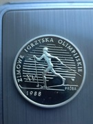 1000 zł „XV Zimowe Igrzyska Olimpijskie” | Srebro Ag750 | Proof | 1987
