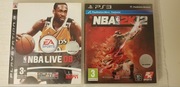 2 gry PS3 - NBA Live 08 i NBA 2k12  