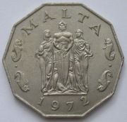 Malta 50 centów 1972