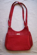 TOREBKA DAMSKA NA RAMIĘ RED 27X22X8,5 CM ETERNAL LOVE