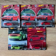 Hot Wheels Premium, C63 AMG, Dodge Charger, 3 szt. M3 e46