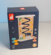 Drewniany tor zjeżdżalnia z dzwoneczkiem Janod