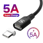 Kabel Magnetyczny SIKAI USB-C Super Fast Charge 5A 100W Huawei Samsung