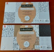 scrapbooking - 2 bloki / papiery świąteczne, zimowe, 15x30 