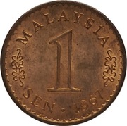 Malezja 1 sen 1967, KM#1
