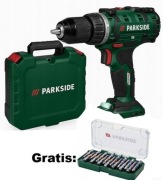 Wkrętarka Parkside PABS 20-Li L9 20V + Gratis bity 15el. - nowa, gwarancja