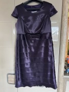 Sukienka z kokardą róż 44