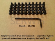 Śruby listwy nożowej wspornika przedniego LOZAMET