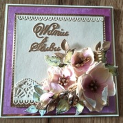 Kartka w pudelku "W dniu Ślubu"