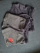 2x krótkie spodenki chłopięce, rozmiar 86/92