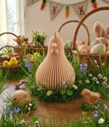 Duża Kura Wielkanocna 3D Druk 13 cm