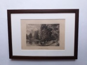 BUCHWALD BUKOWIEC Parkpartie in Buchwald Staloryt z Ramą Passe Partout